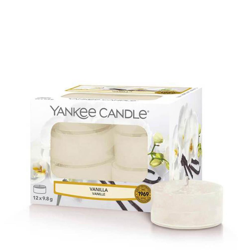 Yankee Candle Vanilla Tea Lights (Pack of 12) £4.19